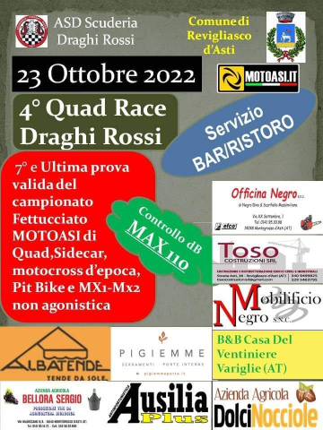 Revigliasco d'Asti | 4° Quad Race Draghi Rossi